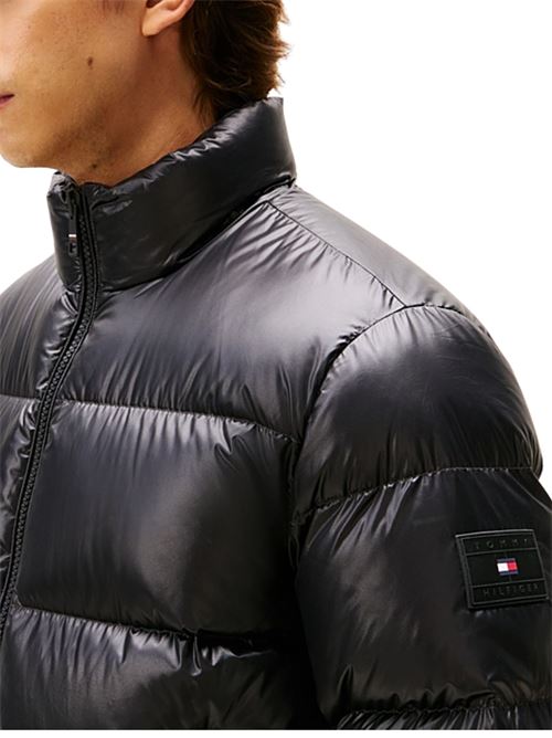 Piumino lucido nero Tommy Hilfiger | MW0MW40617BDS